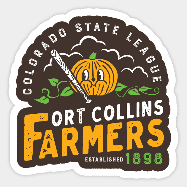 Fort Collins Farmers Sticker by MindsparkCreative